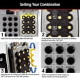 thumbnail image 5 of Master Lock Portable Push Button Combination Lock Box, Metal, 5423D, 5 of 14