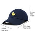 thumbnail image 4 of DALIX Cute Ducky Hat Infant Baseball Cap for Baby Girls and Boys in Navy Blue, 4 of 7