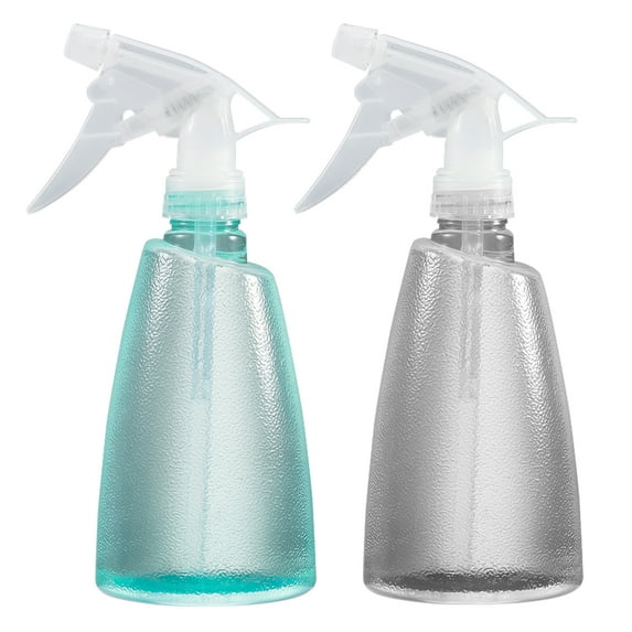 Vaupan Plastic Spray Bottles, 0.5L/16 oz Plant Mister Leak Proof Empty Mist Water Bottle for Cleaning Solution Hair Pet Flowers Plants Garden, Trigger Sprayer with Adjustable Nozzle (Green & Black)