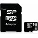 thumbnail image 1 of Tarjeta de Memoria Silicon Power MicroSDHC 16GB Clase 10 UHS I con Adaptador SD, 1 of 2