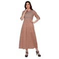 thumbnail image 2 of Moomaya Printed Kurta Summer Wear Ladies Kurti Front Slit Tunic Tops Women, 2 of 5
