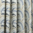 thumbnail image 4 of Fabric Mart Direct Dark Blue Cotton Fabric By The Yard, 46 inches or 117 cm width, 5 Continuous Yards Blue Cotton Fabric, Leaving Embroidery, Upholstery Drapery Curtain Wholesale Fabric, 4 of 8
