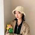 thumbnail image 3 of COCOpeaunt New Autumn and Winter New Knitted Fisherman Hat Hat Female Fashion Solid Color Wild Painter Hat Knitting Hat for Women Tide, 3 of 6