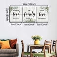 thumbnail image 3 of Dining Room for Kitchen Wall Art Sign,Canvas Prints Bless The Food Before Us Wall Decoration,Rustic Farmhouse Home Living Room for Bedroom Wall Decor Hanging Artwork, 3 of 6