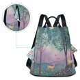 thumbnail image 5 of FORMRS Women's Travel Backpack Purse Anti-Theft Hidden Pockets Casual Shoulder Bag, Purple Forest Scene, 5 of 7