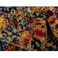 thumbnail image 4 of Unique Loom Rosso Collection Area Rug - Basilica (8' Round Orange/Black), 4 of 7