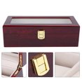 thumbnail image 3 of Box de Reloj Natural Y Elegante Anti-Slip, Organizador de Cajas de RelOJes Anticorrosión, Para La Vitrina de RelOJes para Hombres, 3 of 7