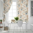 thumbnail image 4 of Hokiten Rustic Coastal Christmas Blackout Curtains | Light Blocking Print Window Curtains, Xmas Snowman Shell Starfish Thermal Insulated Window Drapes for Living Room Kitchen (2 Panels, 84"W x 84"L), 4 of 7