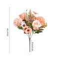 thumbnail image 4 of Artificial Flowers Like Real Artificial Bouquet, Mixed Silk Artificials Roses Bouquet with Daisy Chrysanthemum White Flowers for Centerpiece Table Wedding Party, Available in 7 colors, 4 of 7