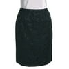 George - Women's Leaf Jacquard A-Line Skirt