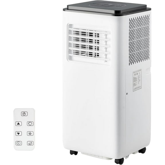 Portable Air Conditioner, 10,000 BTU for Large Room up to 450 Sq. Ft., Smart AC with Window Kit and 24H Timer, Dehumidifier & Fan Modes, Bedroom AC Unit.