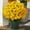 Yellow, variant on Artificial Mums for Outdoors, 5/10/15/25 Bundles Artificial Sunset Chrysanthemum Flowers, No Fade Fall Faux Flower - UV Resistant, Waterproof, Windproof