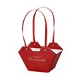 thumbnail image 4 of simhoa Bouquet Storage Handbag Birthday Florist Packaging Bag Flower Paper Gift Box Dark Red, 4 of 6