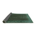 thumbnail image 2 of Ahgly Company Indoor Round Persian Turquoise Blue Traditional Area Rugs, 3' Round, 2 of 4