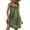 Army Green, variant on Ekouaer Silky Satin Nightgown for Women Sleeveless Sleepwear Tank Night Shirts Pleated Sleepshirt Casual Dress
