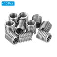 thumbnail image 3 of SHIYOU-adaptateurs de Fil Manchon Réducteur Écrou, 10 Pcs M10*1.5 Mâle à M8*1.25 Femelle Insert de Réparation Écrou Réducteur Conversion Attache en Acier Inoxydable 12mm, 3 of 4