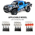 thumbnail image 4 of Bewildely RCGOFOLLOW-rueda de aleación de aluminio, montaje hexagonal, pieza de actualización RC, adaptador para 1/10 LOSI Baja Rey 4WD RC, Kits de construcción modelo Plata, 4 of 6
