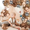 thumbnail image 4 of Kit de guirnaldas con forma de arco de globos para Ouddy Party, 170 piezas, con diseño de vaquero, 4 of 8