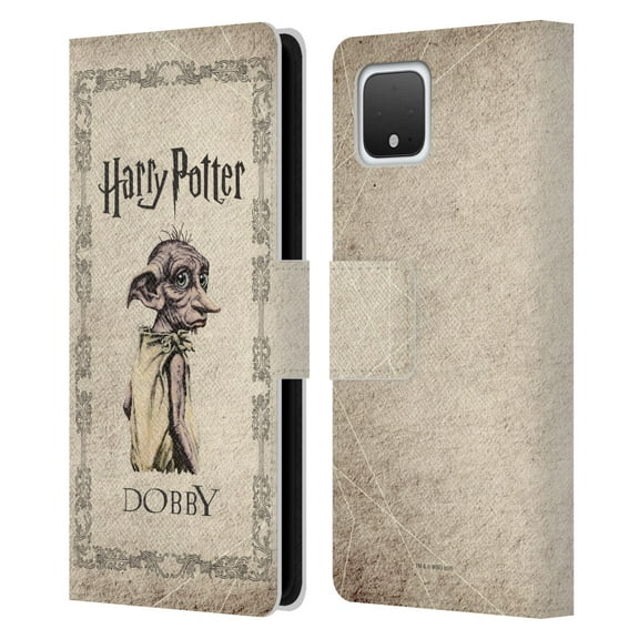 Head Case Designs Officially Licensed Harry Potter Chamber Of Secrets II Dobby House Elf Creature Leather Book Wallet Case Cover Compatible with Google Pixel 4
