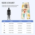 thumbnail image 2 of Salouo Vintage Cup Print Pajama Pants for Men, Lounge Pants Elastic Waistband Casual Men's sleepwear Loungewear Sleep Pajama Pant -Small, 2 of 7