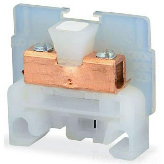 Square D End Barrier,Natural,6.60 in L,6 Pole 9080GK6B