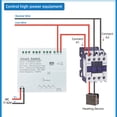 thumbnail image 4 of Interruptor Inteligente Tuya WiFi de 4 Canales con Sensor de Temperatura y Humedad, Interruptor de Contacto Seco Pasivo para A, 4 of 5