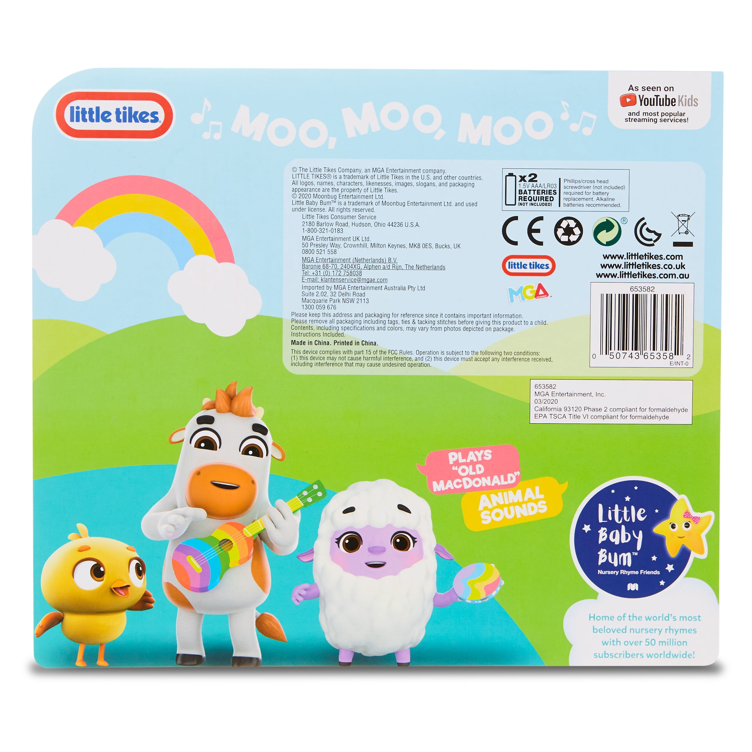 Little Baby Bum Musical Wooden Puzzle-Farm