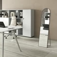 thumbnail image 7 of CONCETTA 59"x16" Arched Full Length Mirror, Full Body Standing Mirror Floor Mirrors, Black, 7 of 7