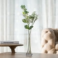 thumbnail image 5 of WGV Clear Short Bud Vase - 3" Wide x 8" Height, Good quality, Heavy Weighted Base - 1 Pc, 5 of 6