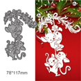 thumbnail image 2 of Nuevo ratón bola de Navidad troqueles de corte de Metal plantilla para álbum de recortes troquelado estampado corte en relieve plantilla troqueles artesanales, 2 of 4