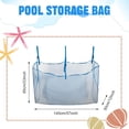 thumbnail image 2 of Numjaw Pool Float Storage Bag, Pool Float Toy Storage Mesh Bag, Adjustable Pool Toy Hanging Mesh Organizer Net Bag for Water Inflatables Toys and Swimming Pool Accessories, 2 of 7
