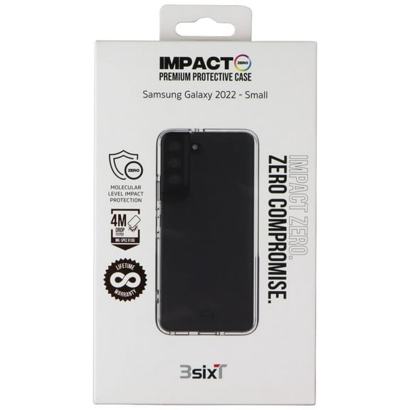 3SIXT Impact Zero Series Case for Samsung Galaxy S22 (2022 / Small) - Clear