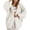 Beige, variant on Cardigan Sweaters for Women Fall Winter Long Lantern Sleeve Loose Casual Open Front Fuzzy Sweater Coats Outerwear