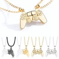thumbnail image 2 of QJUHUNG 2Pcs Couples Necklace  Matching Necklace for Couples  Alloy SimpleDesign Game Controller Necklace with Magnet and They will Stick Together when Put Together  A Combination of Silv, 2 of 7