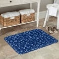 thumbnail image 7 of Picia Nautical Anchors Pattern Flannel Doormat – 16x24 Inch Non-Slip Indoor Mat, Absorbent & Quick-Dry Rug for Entryway, Bathroom, Kitchen, and Bedroom, Machine Washable, 7 of 7