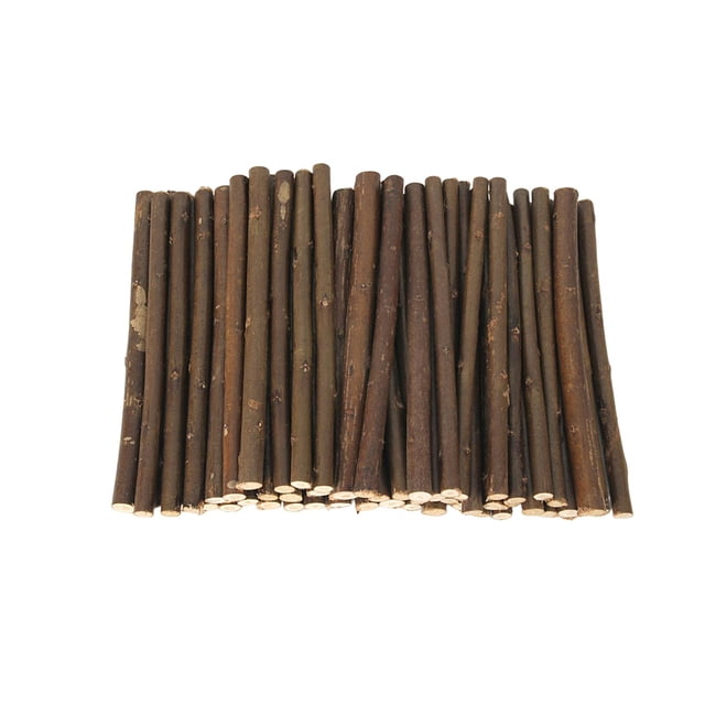 50x Wood Log Twigs Twigs Rustic Card Making Ornaments DIY Photo Props 40cm