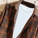 thumbnail image 4 of Xihbxyly Blusa Informal de Manga Larga con Cuello Vuelto para Hombre, Tela Suave y Cómoda, Ideal para El Trabajo, Fiestas y Bodas, Ideal para Salidas de Primavera y Otoño, Estilo Único y Moderno., 4 of 5