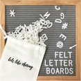 thumbnail image 1 of Pizarra de fieltro Felt Like Sharing de 25 x 25 cm con 300 letras, 1 of 8