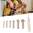 thumbnail image 1 of ANGGREK 90° Centre Poinçon Outil Ensemble, Countersink Foret Ensemble, 7pcs Countersink Foret Ensemble Titanize Robuste Résistant à la Rouille 90 Degrés contre les Forets de Puits pour les Ouvertures en Bois, 1 of 8