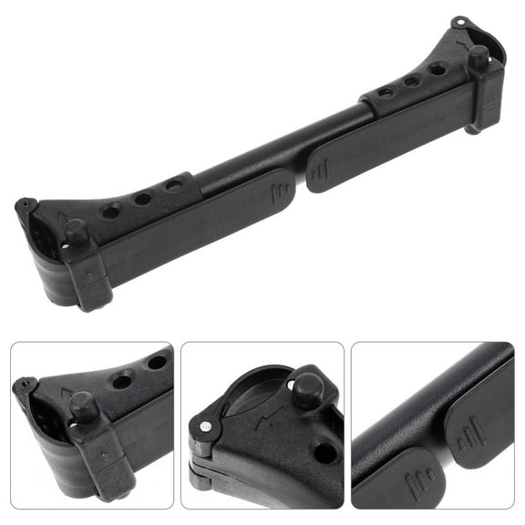 WASHWEPE 1Set Twin Stroller Connector Black Plastic for Strollers 7.86X1.57X1.18in