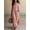 Pink, variant on Women's Button down Shirt Wide Leg Pants Loose Set 2026 Elastic Waist Wide Leg Pants Breathable Casual Outfit with Pocket, S