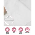 thumbnail image 6 of Green Coastal Kitchen Dish Towels for Drying Dishes Set of 2, Summer Eucalyptus Leaves Beach Ocean Starfish Conch Waffle Weave Microfiber Hand Tea Bathroom Towels Quick Dry Absorbent Towel 15.7x23.6, 6 of 7