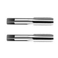 thumbnail image 4 of BTOER 2pc HSS Standard Metric Thread Thread Tap Set-M16 Screw Tap Drill Bit Kit Silver Straight Flute Plug Tap Hand Tools Accessory, 4 of 9