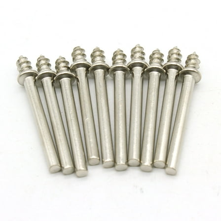 TMAX 10 pc #401 Screw Mandrel for Felt Polishing Wheel Or Cone Tip with 1/8 Inch Shank for Dremel Rotary Tools