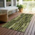 thumbnail image 6 of Addison Rugs Chantille Indoor/Outdoor Transitional Stripes Olive Washable Runner Rug, 2'3" x 7'6", 6 of 6