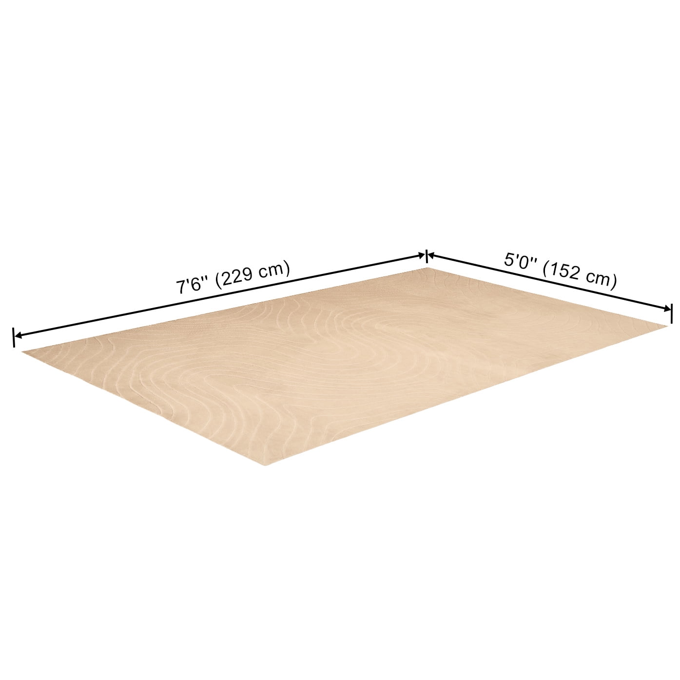ECARPET Somos Machine Washable Contemporary/Modern Area Rug for Living Room, Bedroom, Dining Entrance, Hallway and More