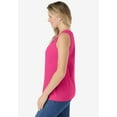 thumbnail image 3 of Woman Within Plus Size Beaded Tank Top, 3 of 6