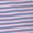Pink Salmon and Blue, variant on Men's Polo Collar Moisture-Wick Active Wear Fine Striped T-Shirt; Blue; XL