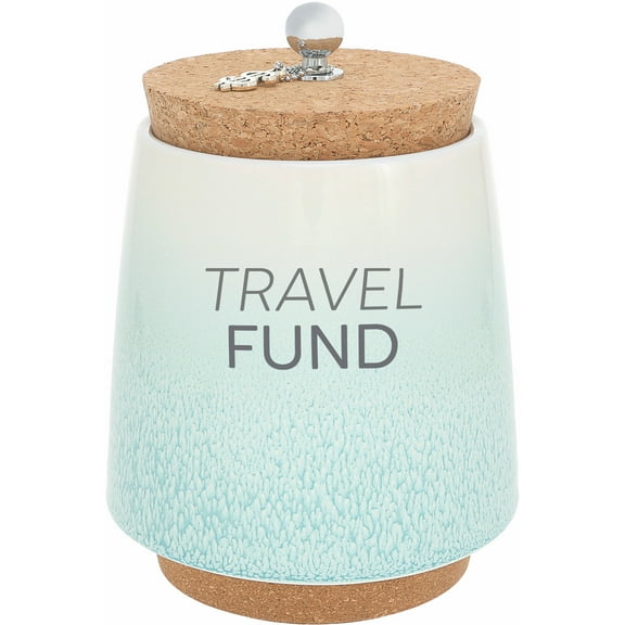 Pavilion Gift Company - Travel - 6.5" Ceramic Savings Bank