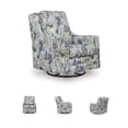 thumbnail image 2 of Signature Design by Ashley Dustinford Gray Swivel Glider Accent Chair, 2 of 11
